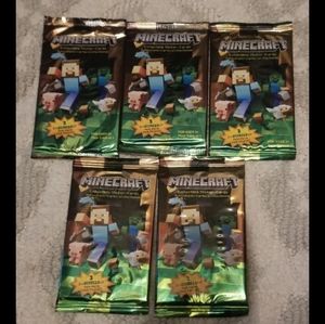 Minecraft collectible stickers packs bundle.